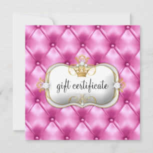 311 Certificado de regalo Ciao Bella Pink Tuft