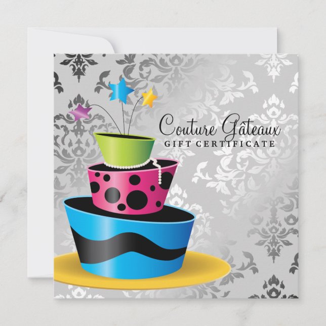 311 Certificado de regalo de Couture Gâteaux Multi (Anverso)