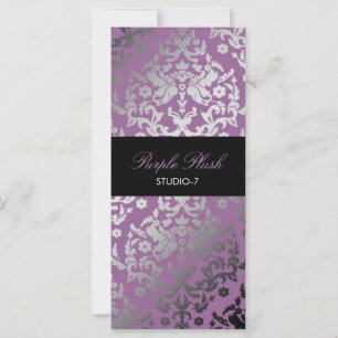 311 Dazzling Damask Purple Plush