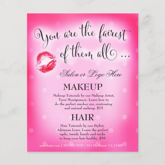 311 El más justo de todos ellos Volante de belleza (Frente)