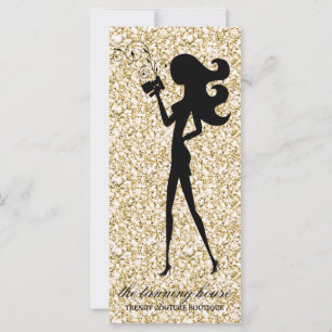 311 Espray Tan Fashionista Silhouette Gold Sparkle