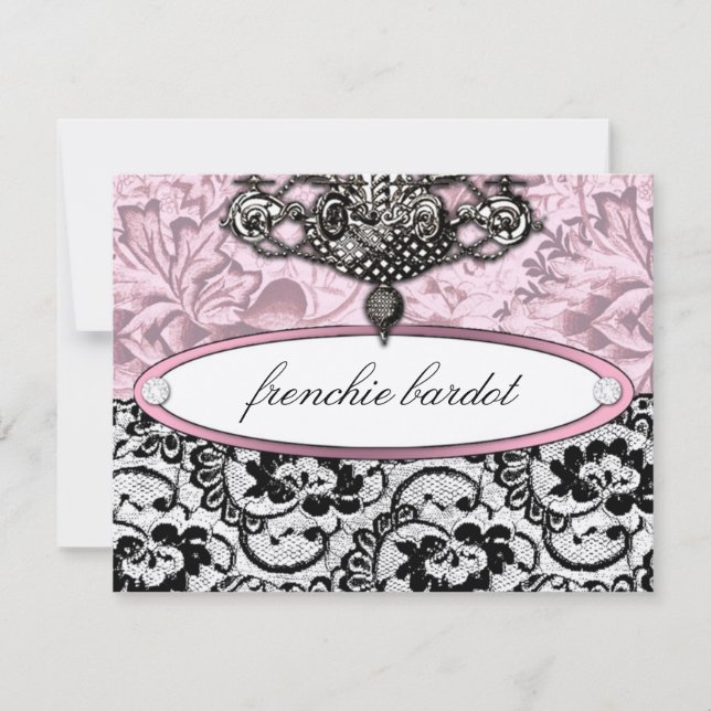 311 Frenchie Boudoir Certificado de regalo Metálic (Anverso)
