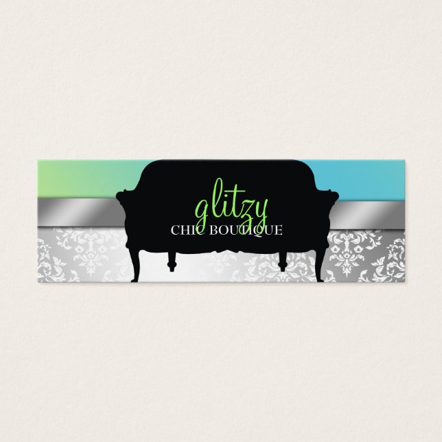 311 Glitzy Moda Boutique Turquiose Lime (Frente)