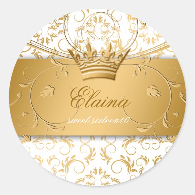 311-Golden diVine Pegatina White Delight (Anverso)