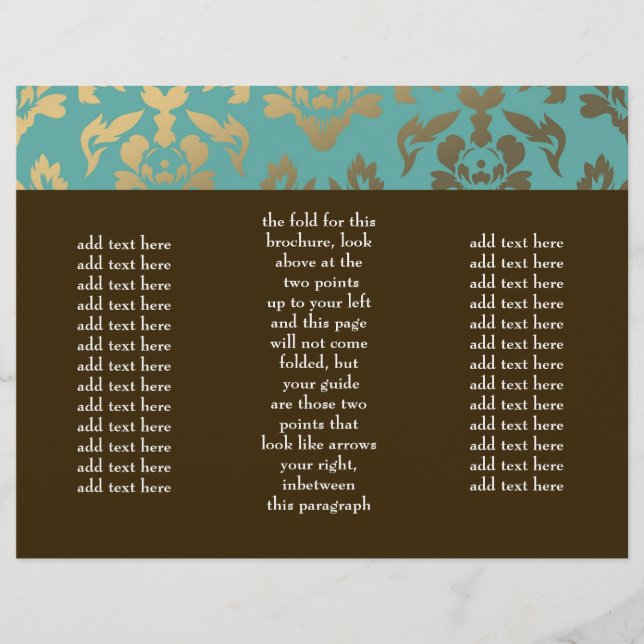 311 Ladonna Damask Topacio Acuario Folleto (Anverso)