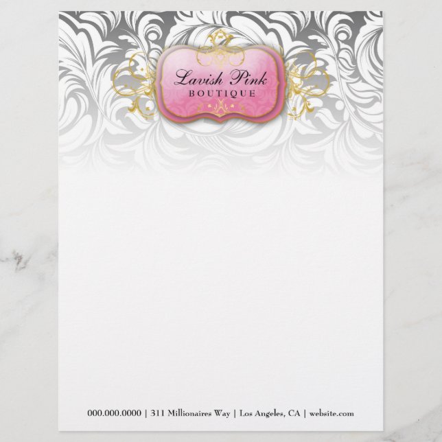 311-Lavish rosa - papel con membrete (Anverso)
