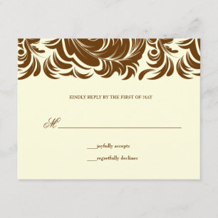 311-Lavishly Lainey Cream & Brown RSVP