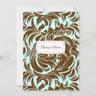 311-Lavishly Lainey Mint Chocolate Invitación