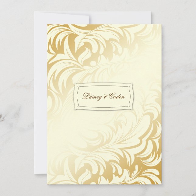 311-Lavishly Lainey Tostado Almond Invitación (Anverso)