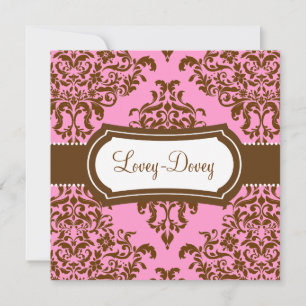 311 Lovey Dovey Damask Certificado de regalo Choco