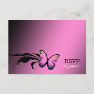 311 Lustre mariposa rosa Pout RSVP