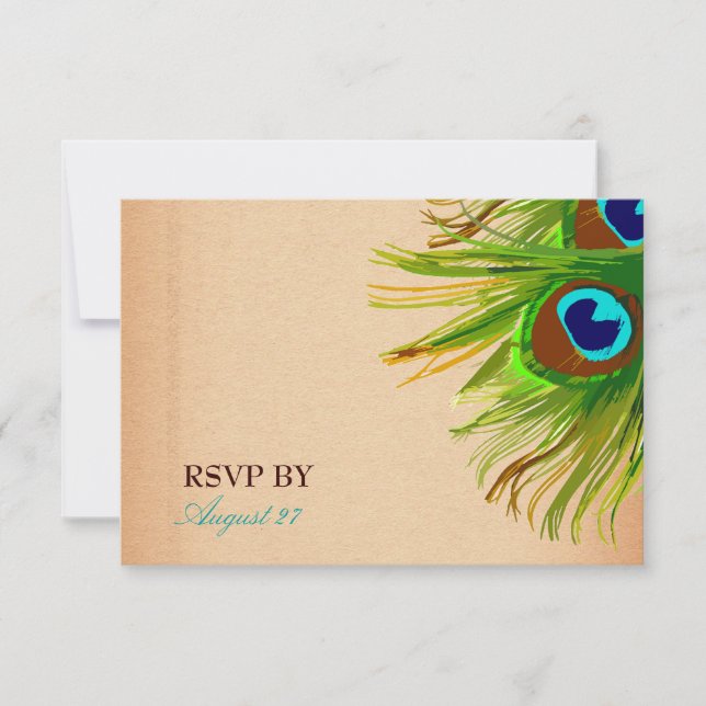 311-Peacock Feather RSVP (Anverso)