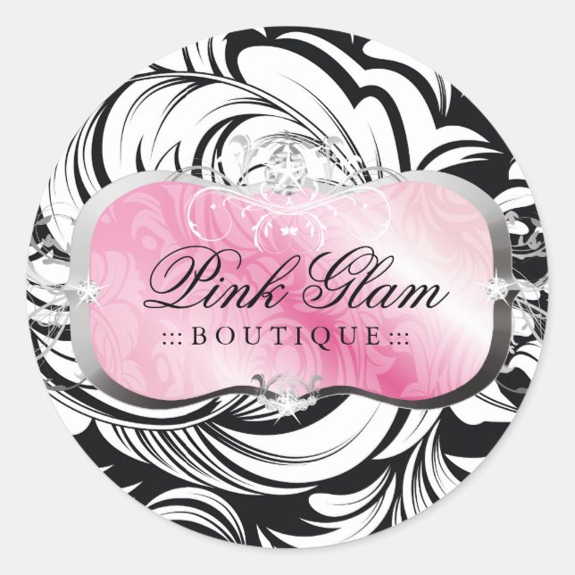 311 Pegatinas de platillos rosas suntuosos (Anverso)