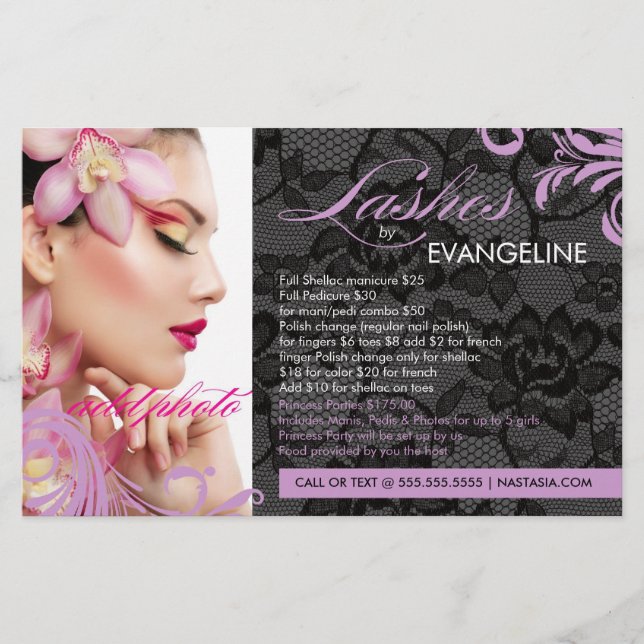 311 Pulseras De Lilac Y Lace De Volante (Frente)