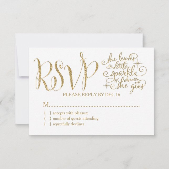 311 Se va un poco de Sparkle RSVP (Anverso)