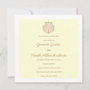 311-Sweet Shell Ecru Invitación
