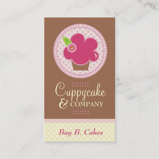 311 TARJETA DE VISITA DE CUPPYCAKE CUTIE (Anverso)