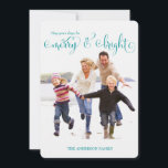 311 Tarjeta fotográfica azul de amarre y brillante<br><div class="desc">Diseño de Jill McAmis © 2013.</div>