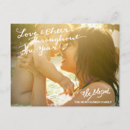 311 Tarjeta postal para Navidades manuscritos con 