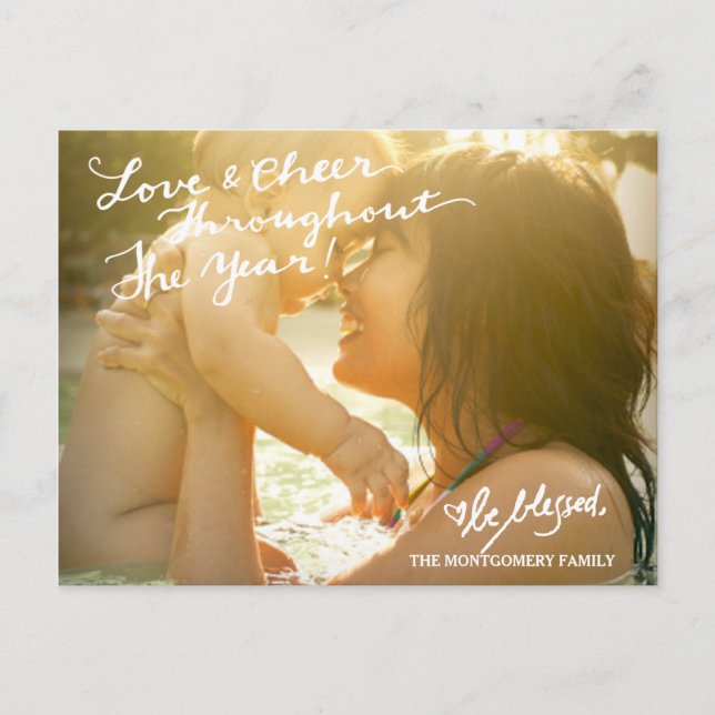 311 Tarjeta postal para Navidades manuscritos con  (Anverso)