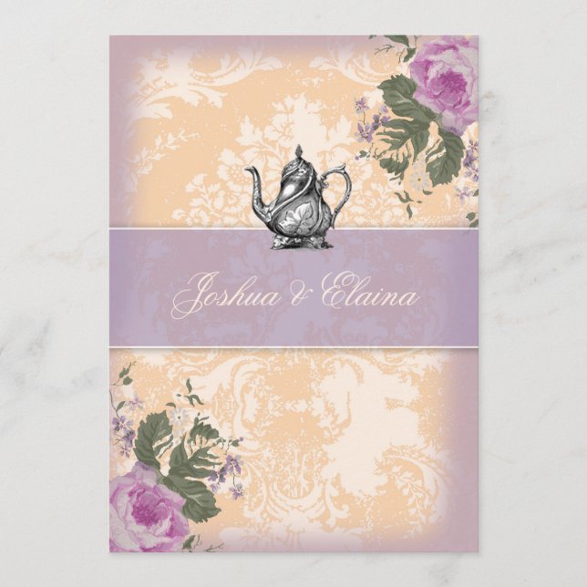 311 Vintage Tea Fiesta Bridal Bingo (Anverso)