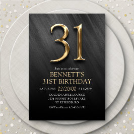 31.ª Invitación de cumpleaños