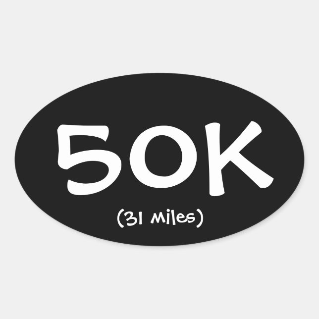 (31 millas) pegatina 50K (Anverso)