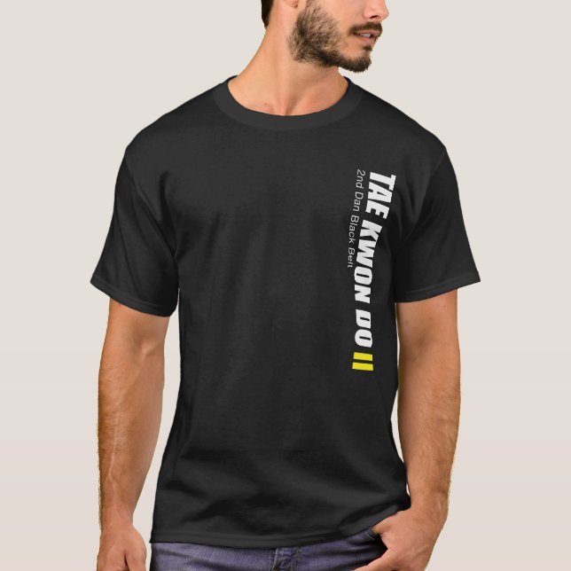 323-2-2 2da camisa del Taekwondo de la correa de (Anverso)