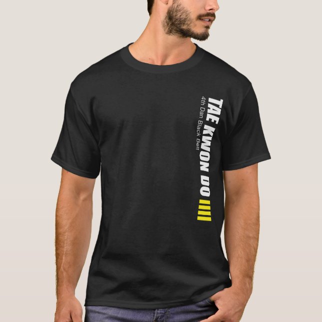 323-4-2 4ta camisa del Taekwondo de la correa de (Anverso)