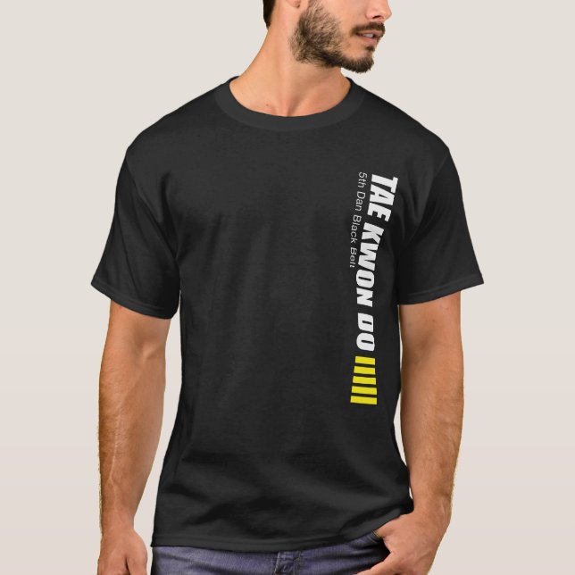 323-5-2 5ta camisa de Dan el Taekwondo (Anverso)