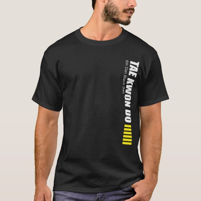 323-6-1 6ta camisa de Dan el Taekwondo (Anverso)