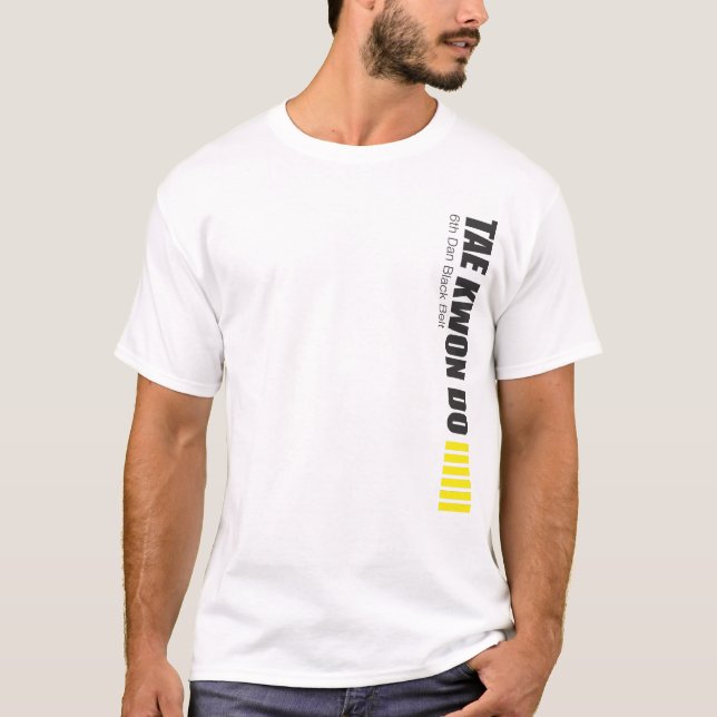323-6 6ta camisa de Dan el Taekwondo (Anverso)