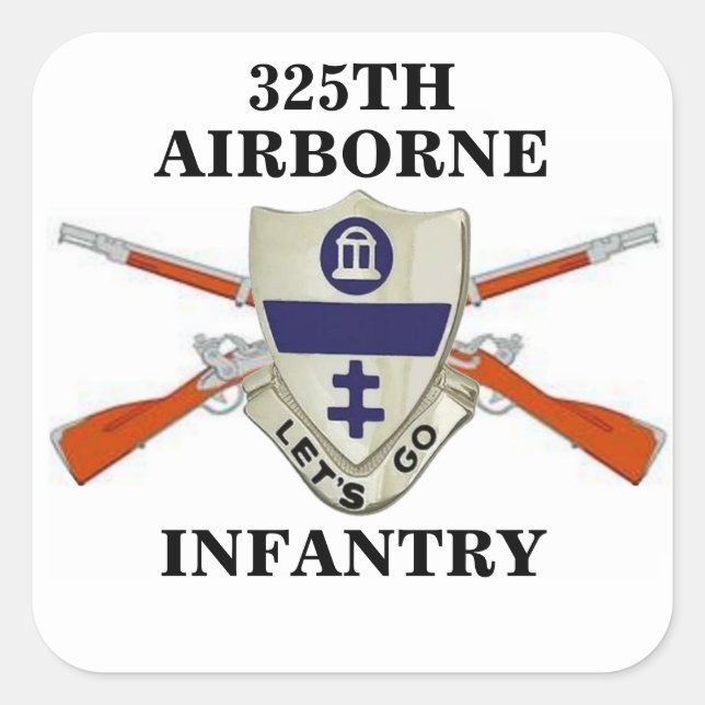 325TH PEGATINAS de la INFANTERÍA AEROTRANSPORTADA (Anverso)