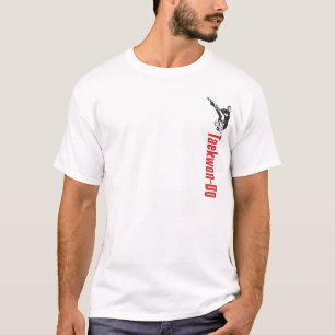 328 camisa delantera y trasera del Taekwondo