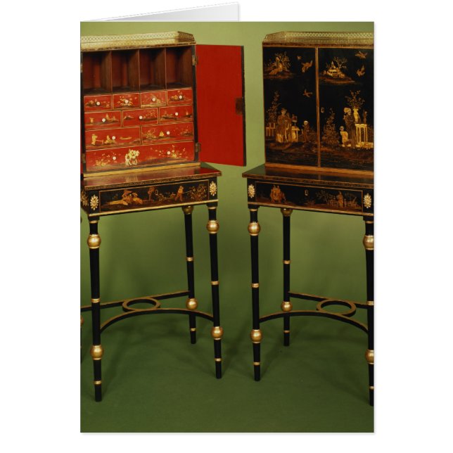 32: Dos gabinetes del Chinoiserie, c.1770 (Frente)