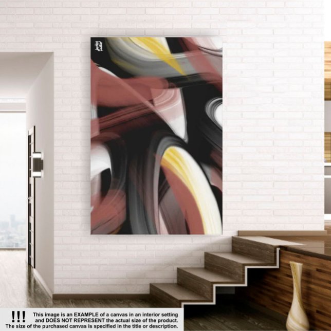 32x42" Tendencia Resumen de arte Polvo blanco negr (Subido por el creador)