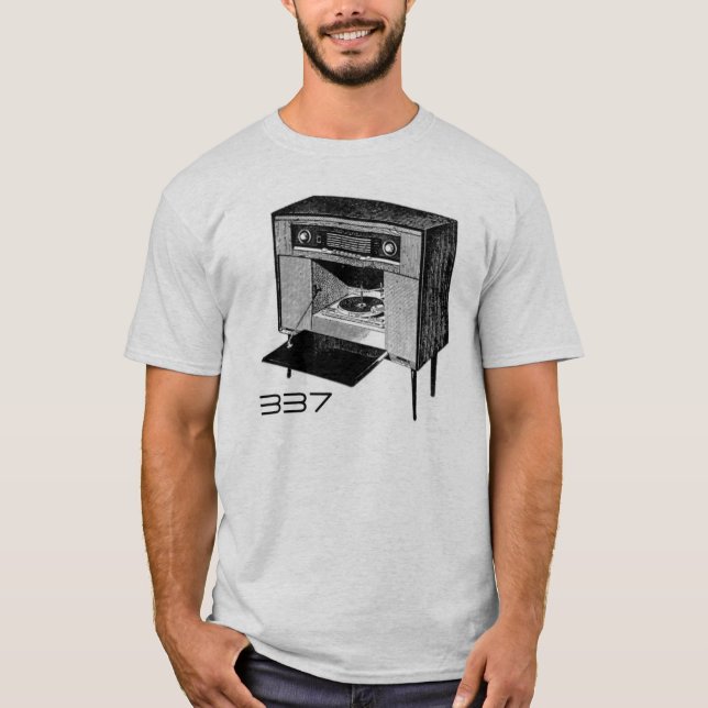 337 camiseta de radio de FM de los estudios 33,7 (Anverso)