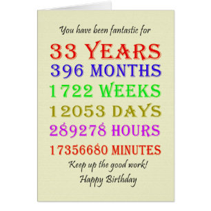 33.ª fecha de nacimiento