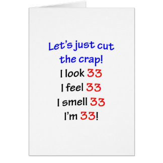 33 cortemos la mierda