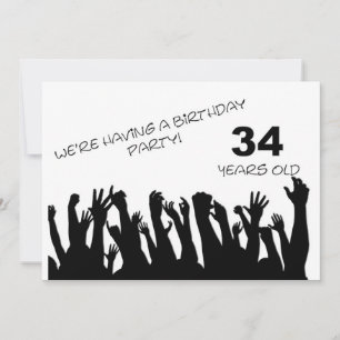 34ª invitación a la fiesta con multitudes aclamada