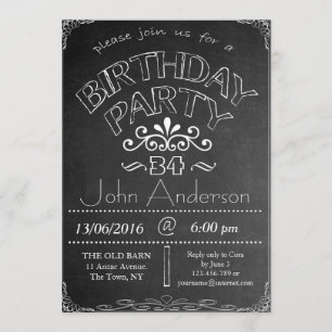 34.ª invitación a la celebración del cumpleaños de