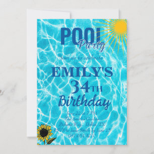 34.ª invitación para una fiesta de cumpleaños en l