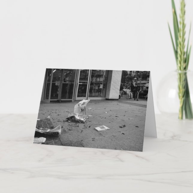 34to Tarjeta de felicitación de la calle (Anverso)