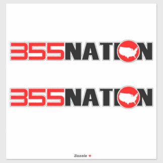 355Nation Standard design pegatina