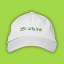 365 Fiesta Gorra de Summer Pop Chica Verde Novia