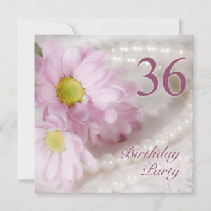 36.ª invitación a la fiesta de cumpleaños con mari