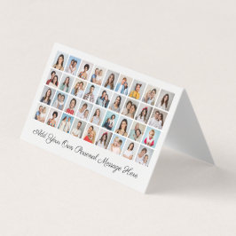 36 Collage de fotos Añadir tu paquete de tarjetas