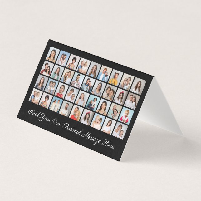 36 Collage de fotos Añadir tu paquete de tarjetas  (Anverso)