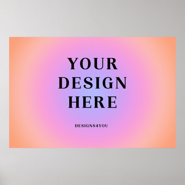 36 x 24 Arte Horizontal impreso (Frente)