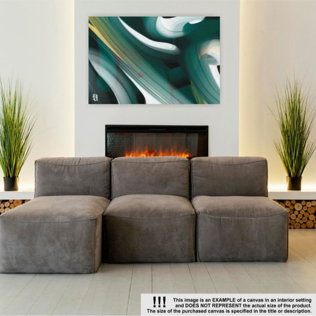 36x24" Tendencia Resumen de lienzo de arte Blanco  (Subido por el creador)